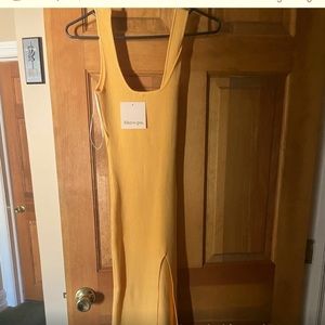 Showpo knit ribbed midi dress